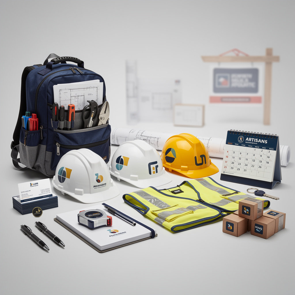 Objets publicitaires pour l'immobilier et le BTP