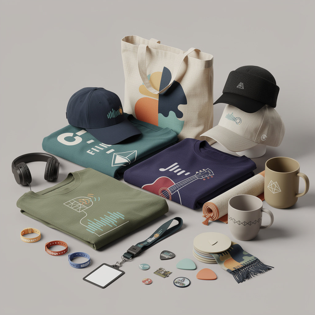 Goodies personnalisés pour la scène musicale et vos festivals