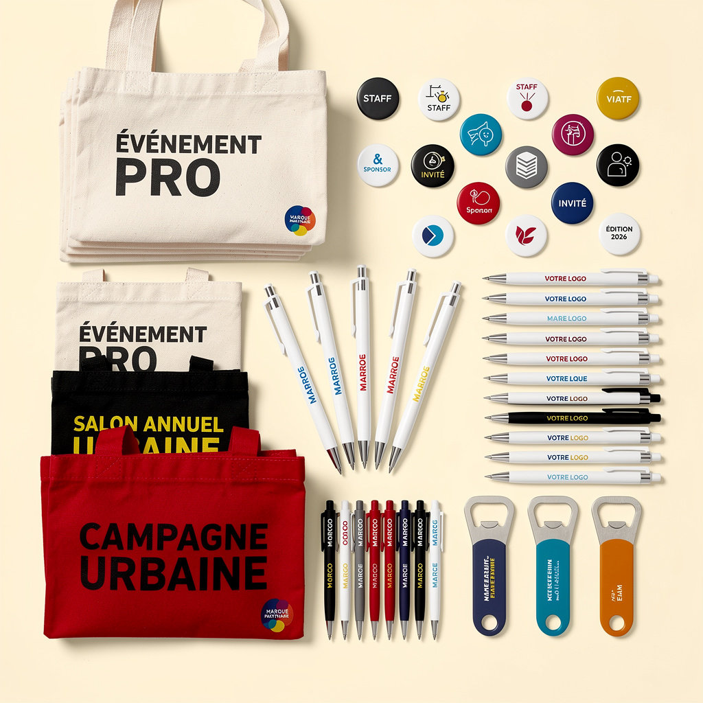 Objets Publicitaires pour Vos Événements en Grand Volume
